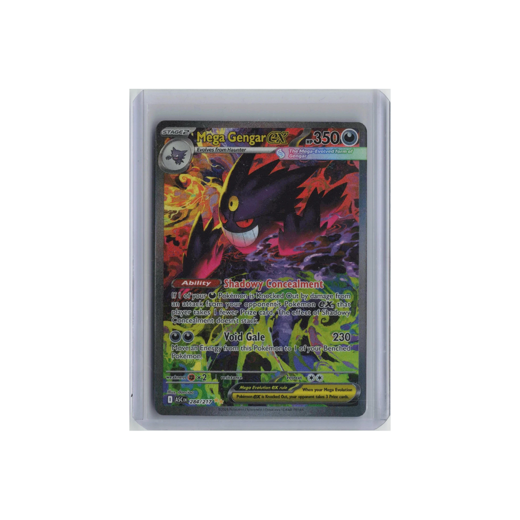 ME2.5 Ascended Heroes Mega Gengar ex 284/217 SIR Holo NM