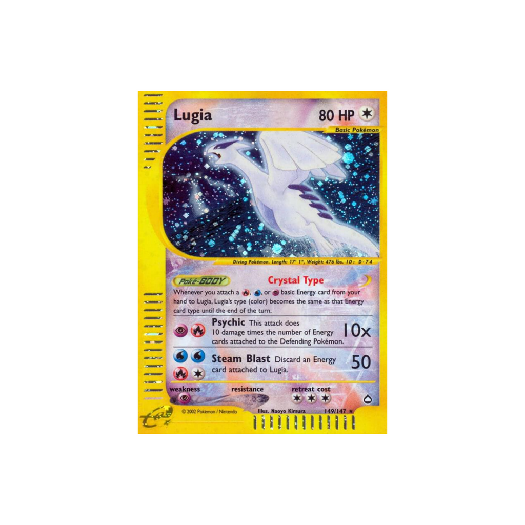 Lugia - 149/147 - Pokemon Aquapolis Holo Crystal Card HP