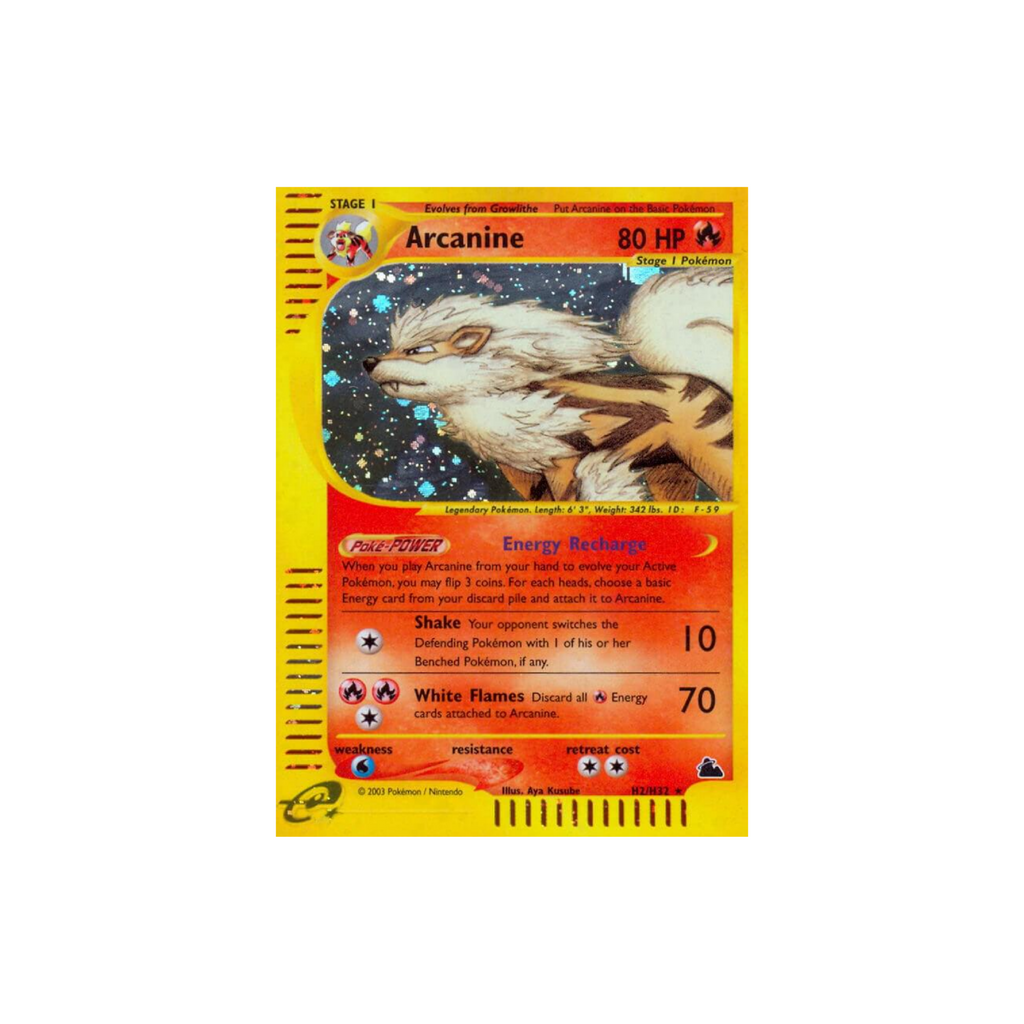Arcanine (3) Rare Skyridge 003/144 HP
