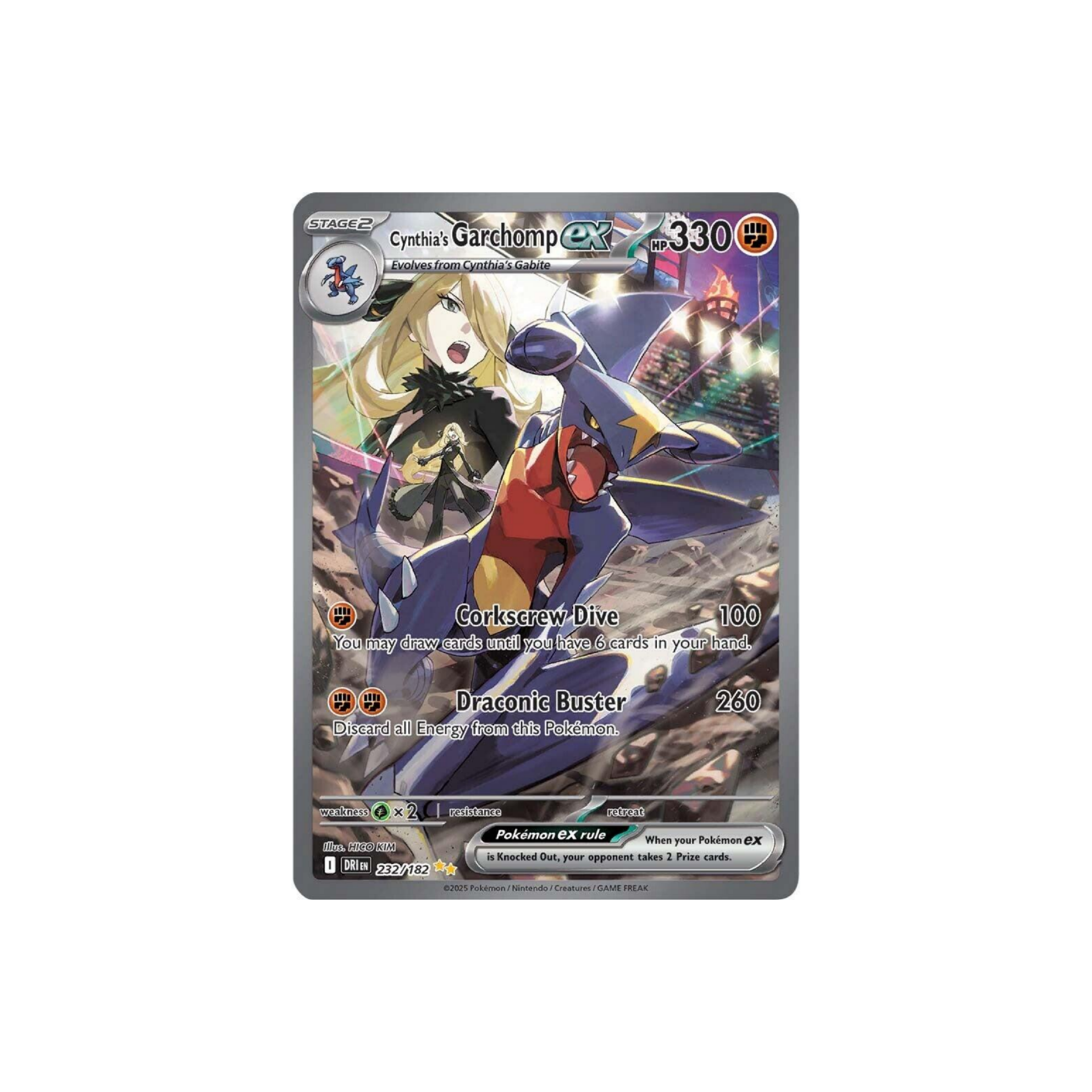 Cynthia's Garchomp ex 232/182