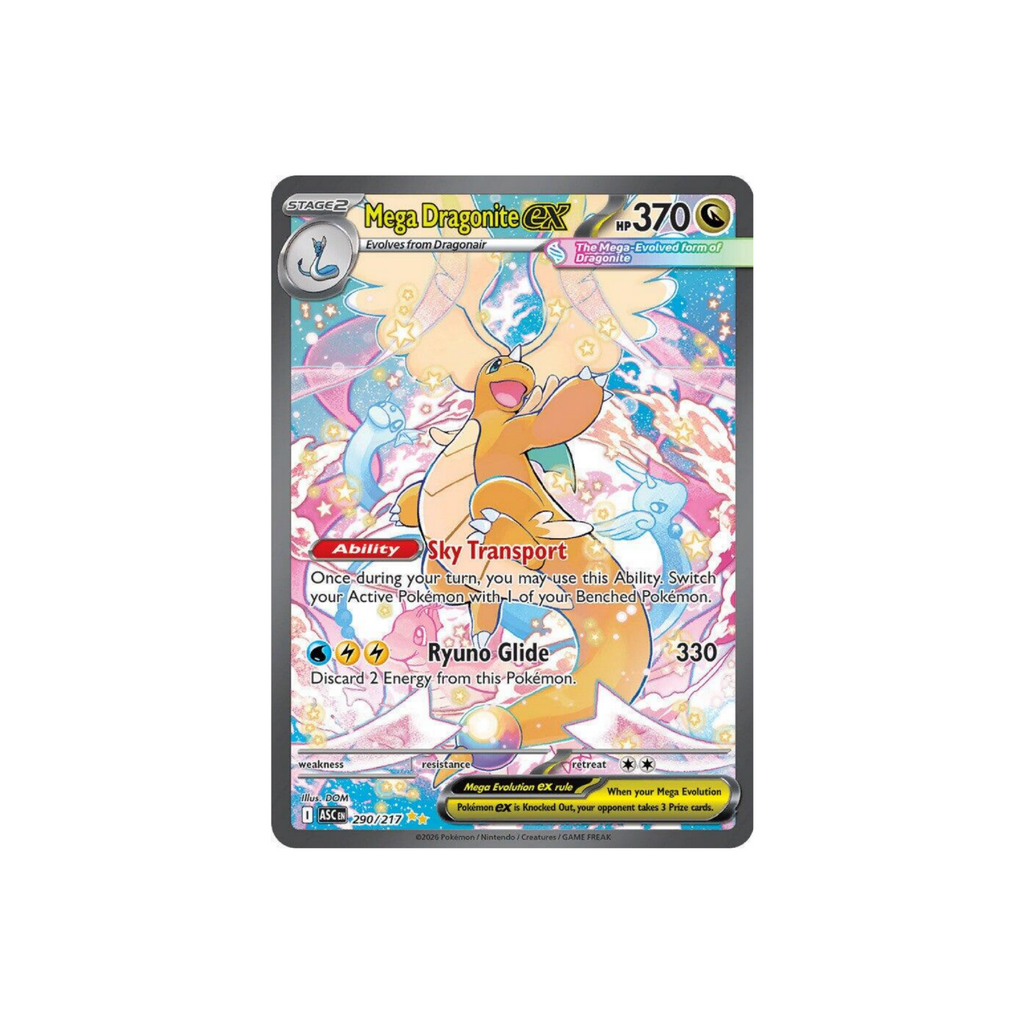 Ascended Heroes #290/217 Mega Dragonite ex Special Illustration Rare