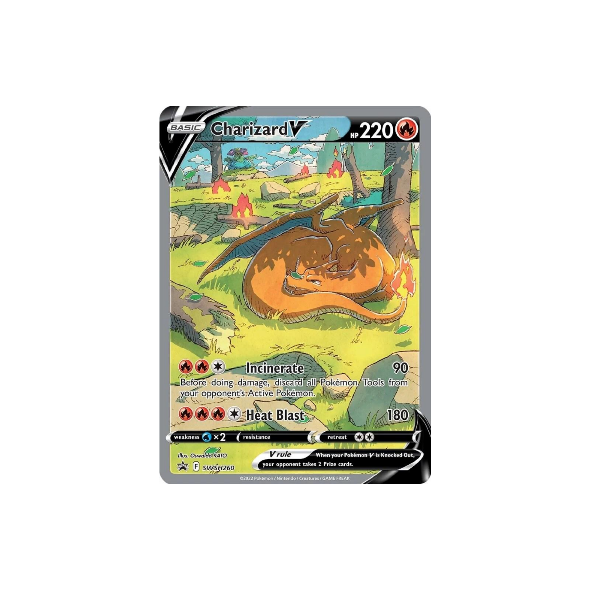 Charizard V SWSH260 Sword & Shield Promo Holo Near Mint