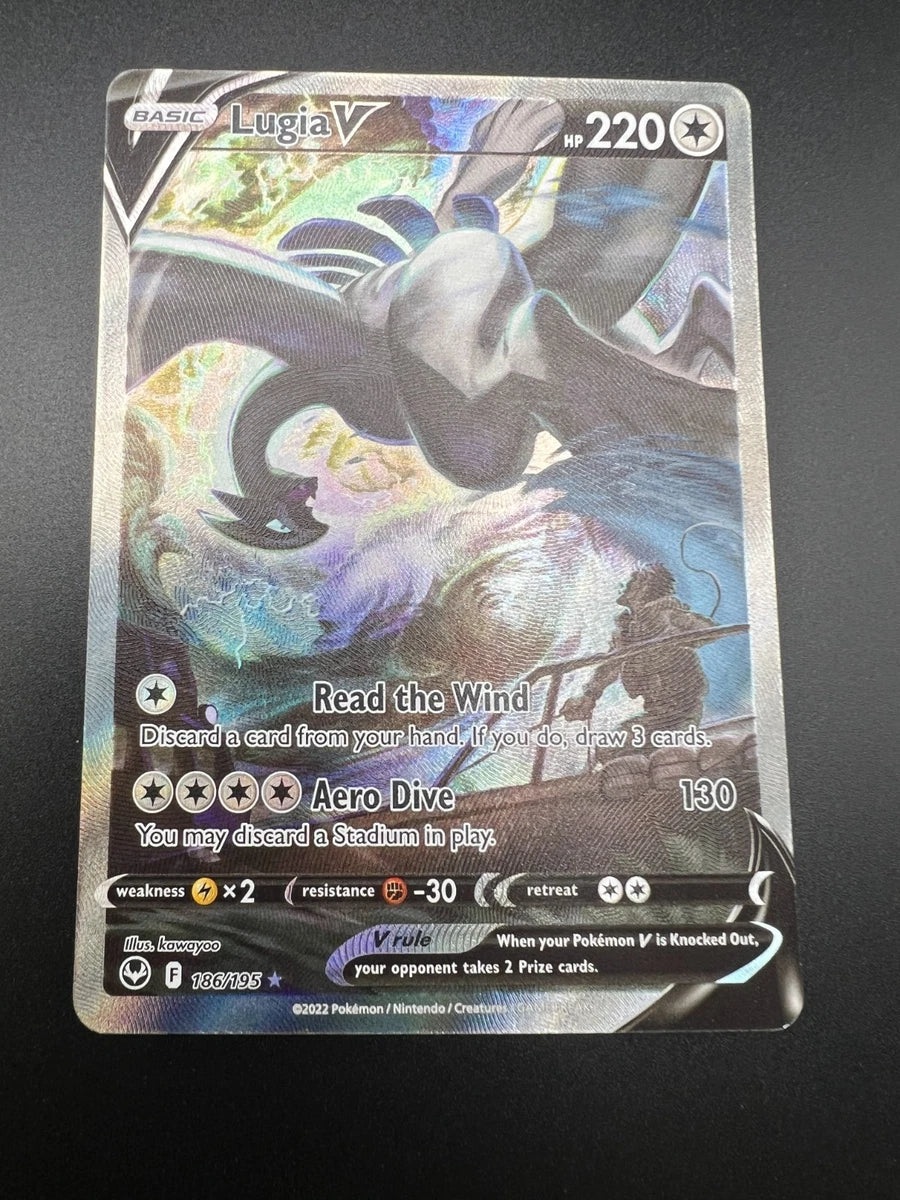 Lugia V - 186/195 - Pokemon Silver Tempest Alternate Art Card NM