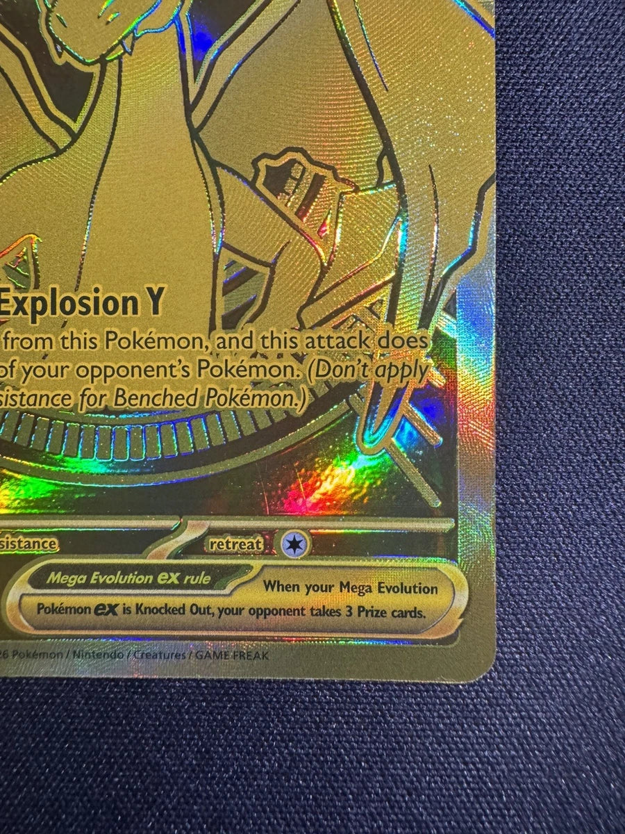 Mega Charizard Y EX 294/217 Gold Hyper Rare, Ascended Heroes (NM)