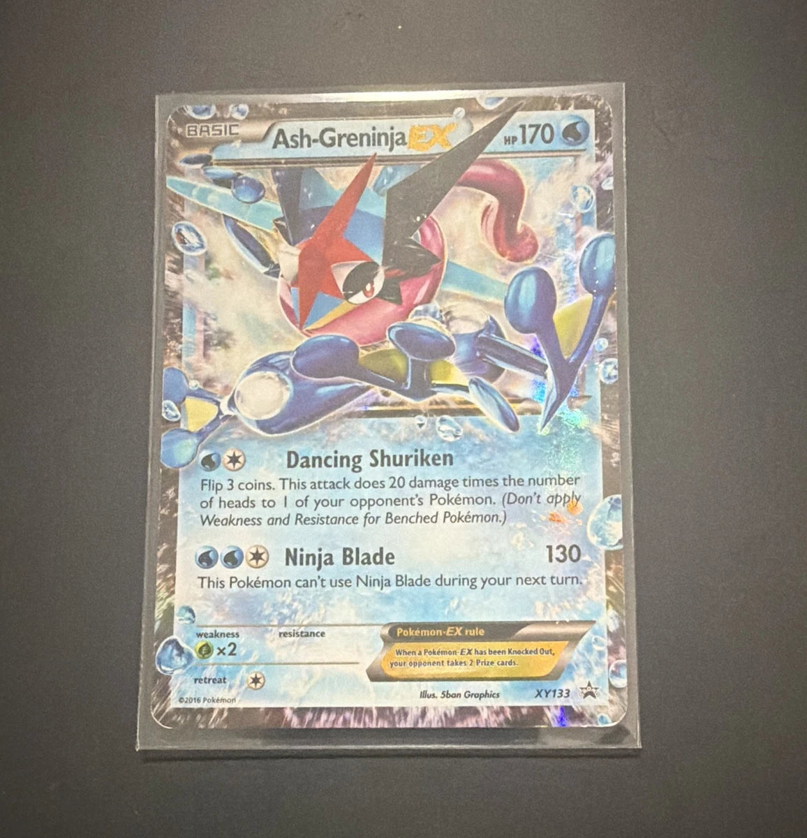 Ash-Greninja EX XY133 XY Holo Promo English Basic 170 HP