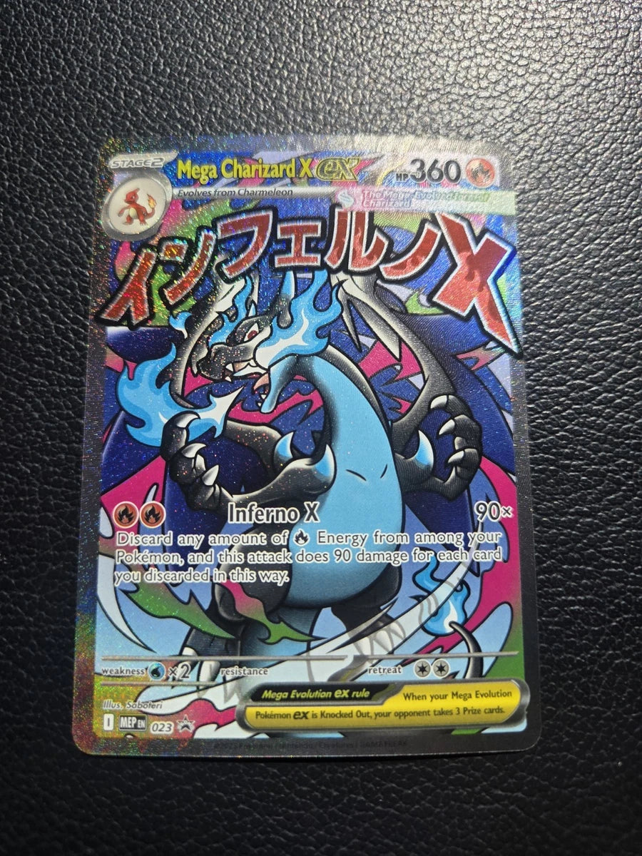 Mega Charizard x EX 023 Me: Mega Evolution Promo Holo