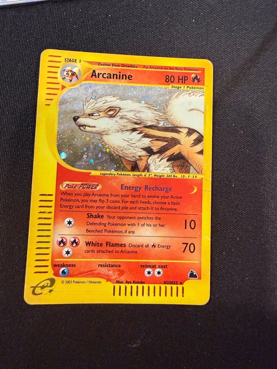 Arcanine (3) Rare Skyridge 003/144 HP