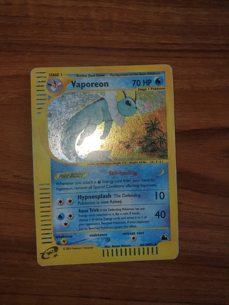Vaporeon Skyridge Holo #033/144