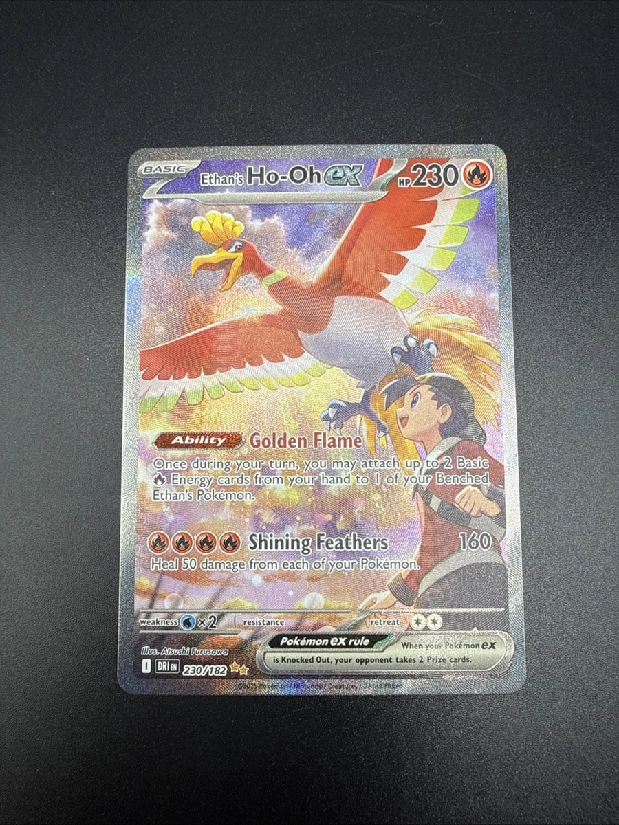 Ethan's Ho-Oh EX 230/182 Destined Rivals Full Art Holo