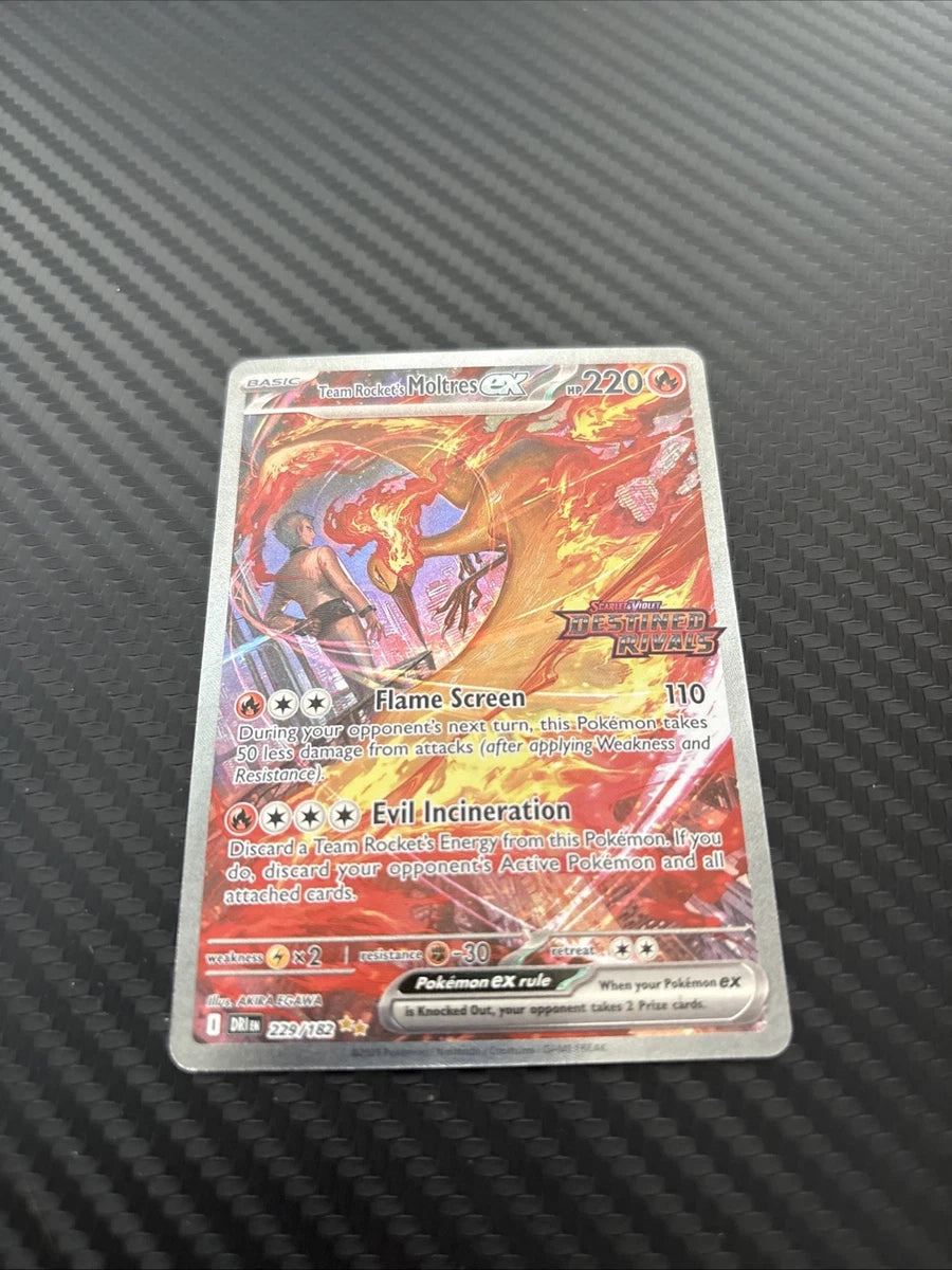 Team Rockets Moltres EX Destined Rivals 229/182
